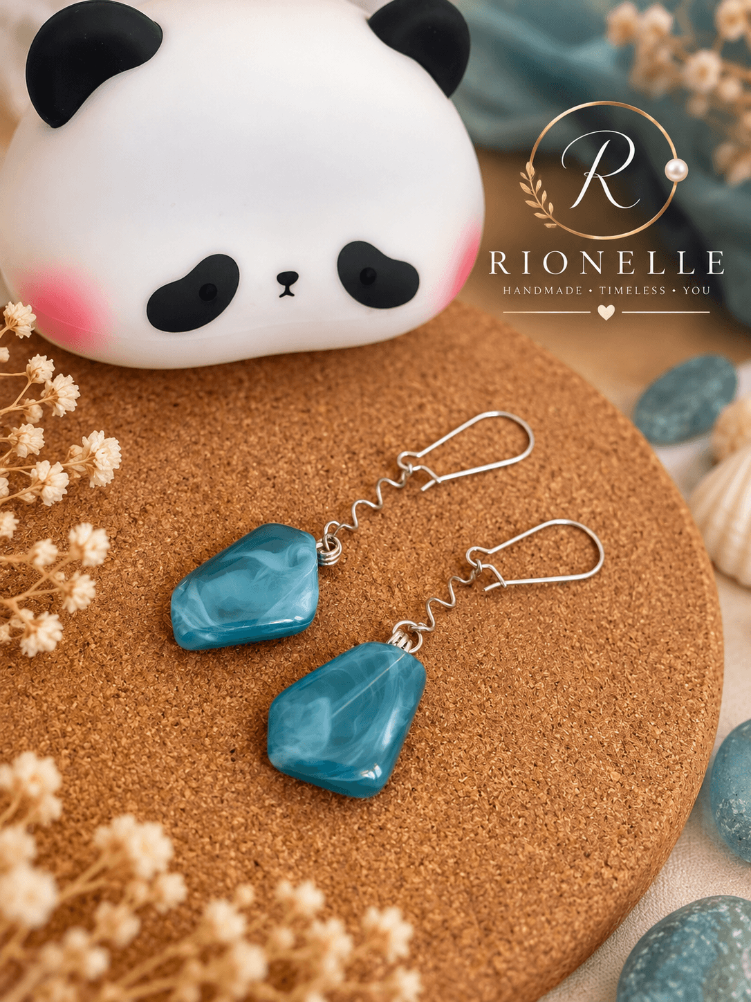 Sapphire Shore Earrings